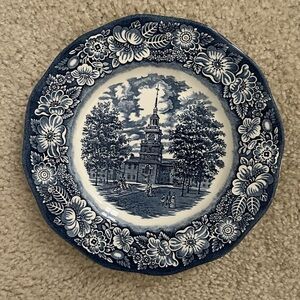 Vintage Liberty Blue Dinner Plates
